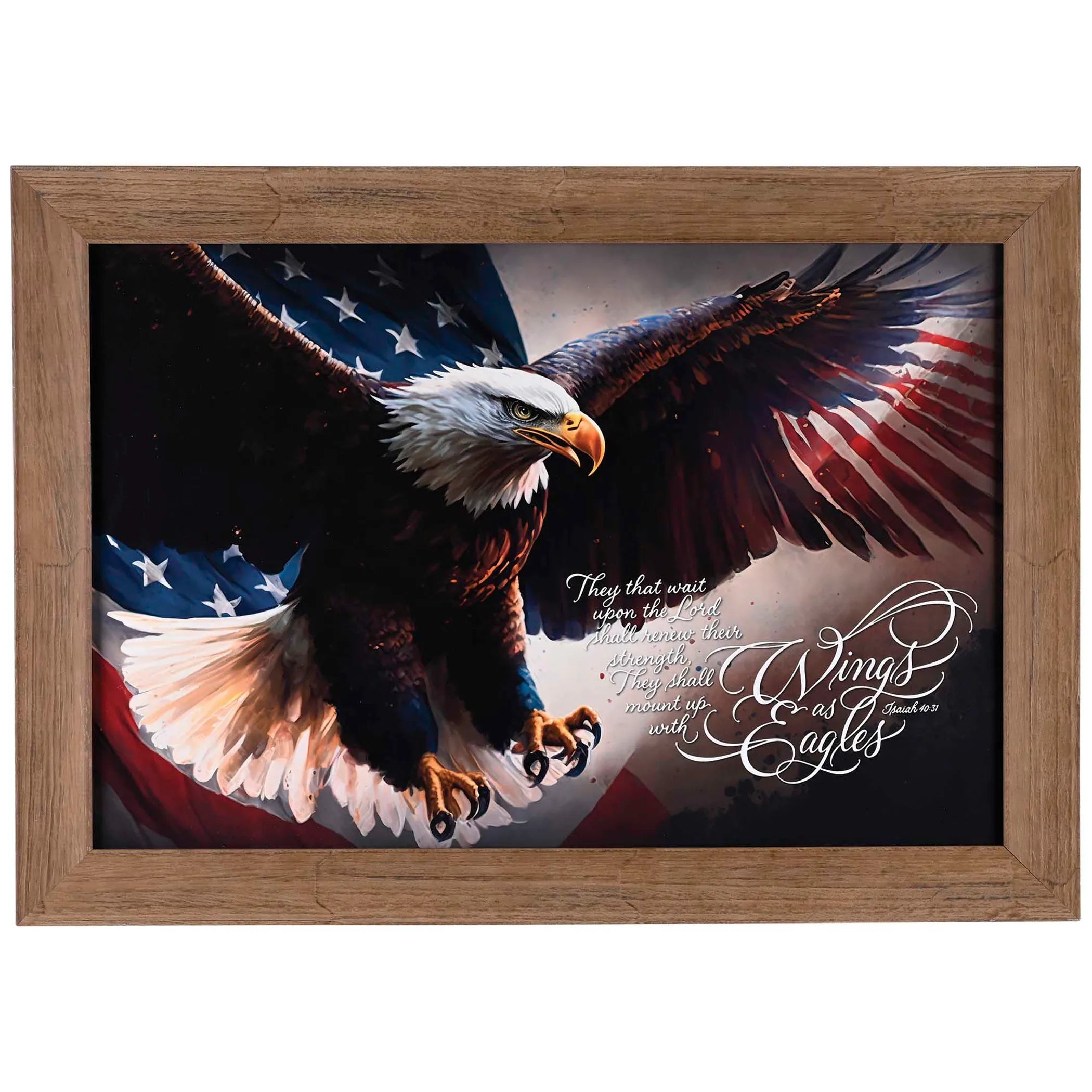 Framed Wall Art Wings As Eagles Is.40:31