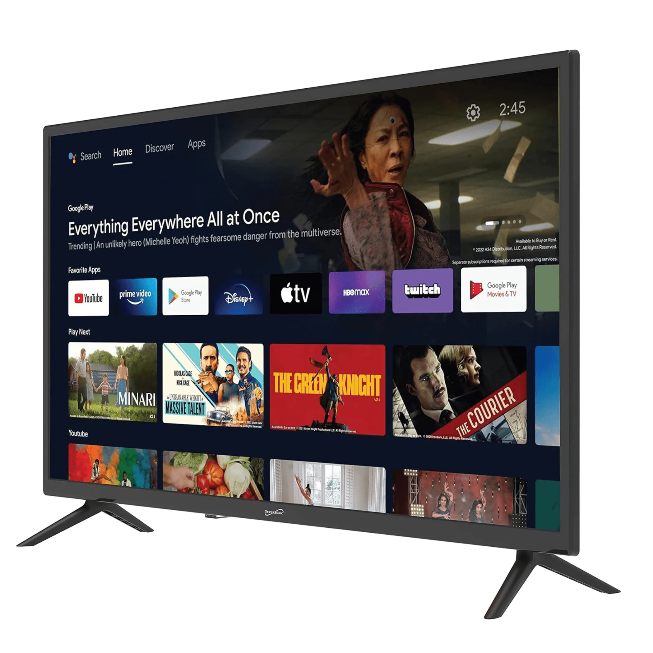 Supersonic Smart FHD DLED TV with Google Assistant
