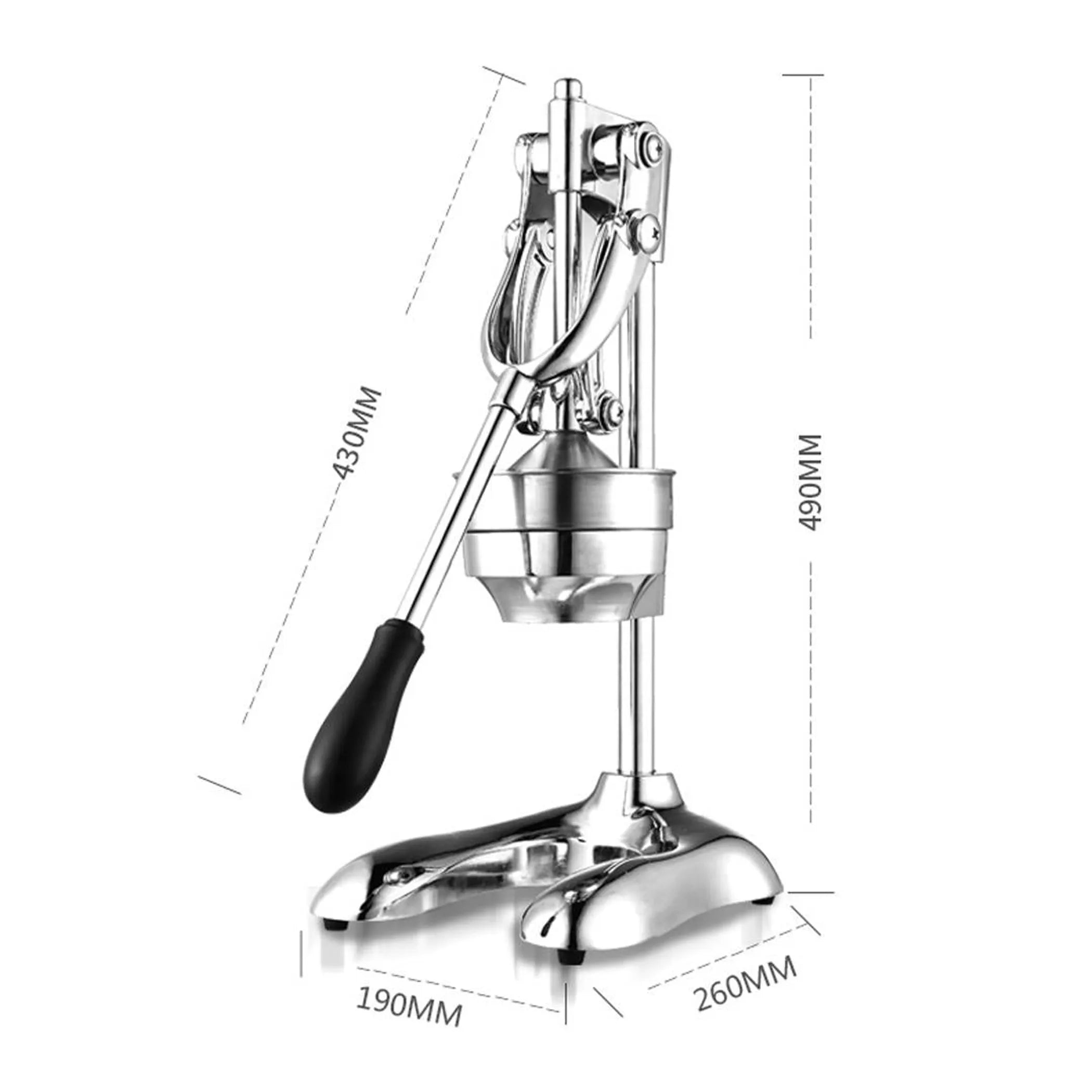 Manual Citrus Juicer Commercial Stainless Steel Hand Press Orange Juice ExtractorSqueezer