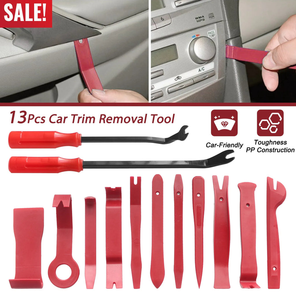13 Pcs Car Trim Removal Tool Auto Door Panel Clip Dash Plastic Interior