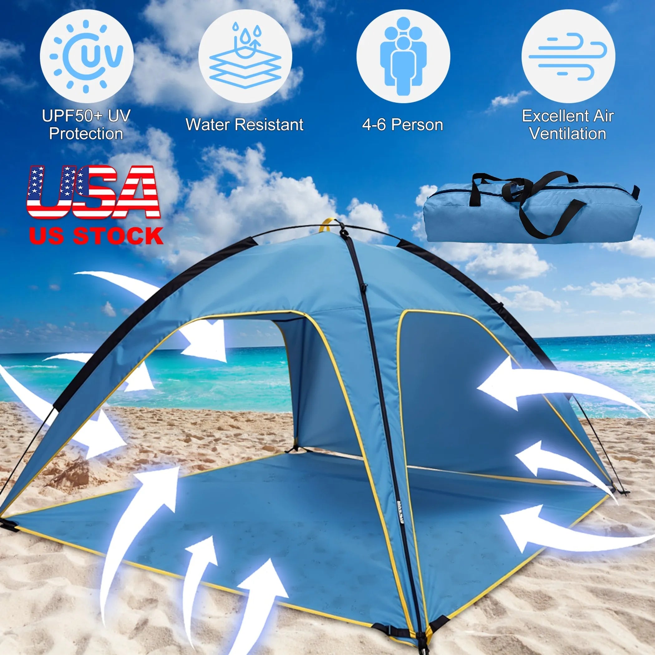 Beach Tent Outdoor Waterproof Tent