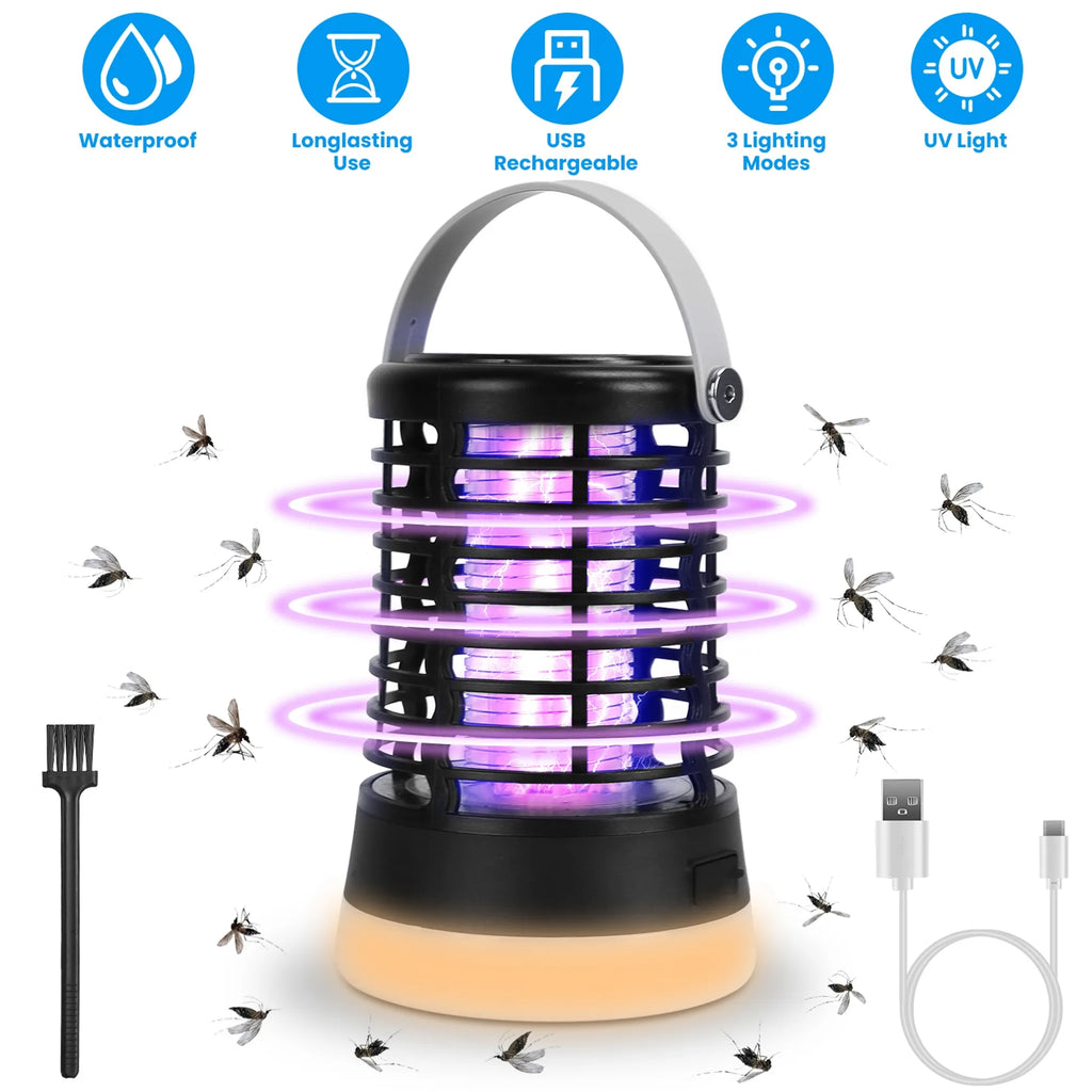 4 In 1 Bug Zapper Light Rechargeable Mosquito Zapper