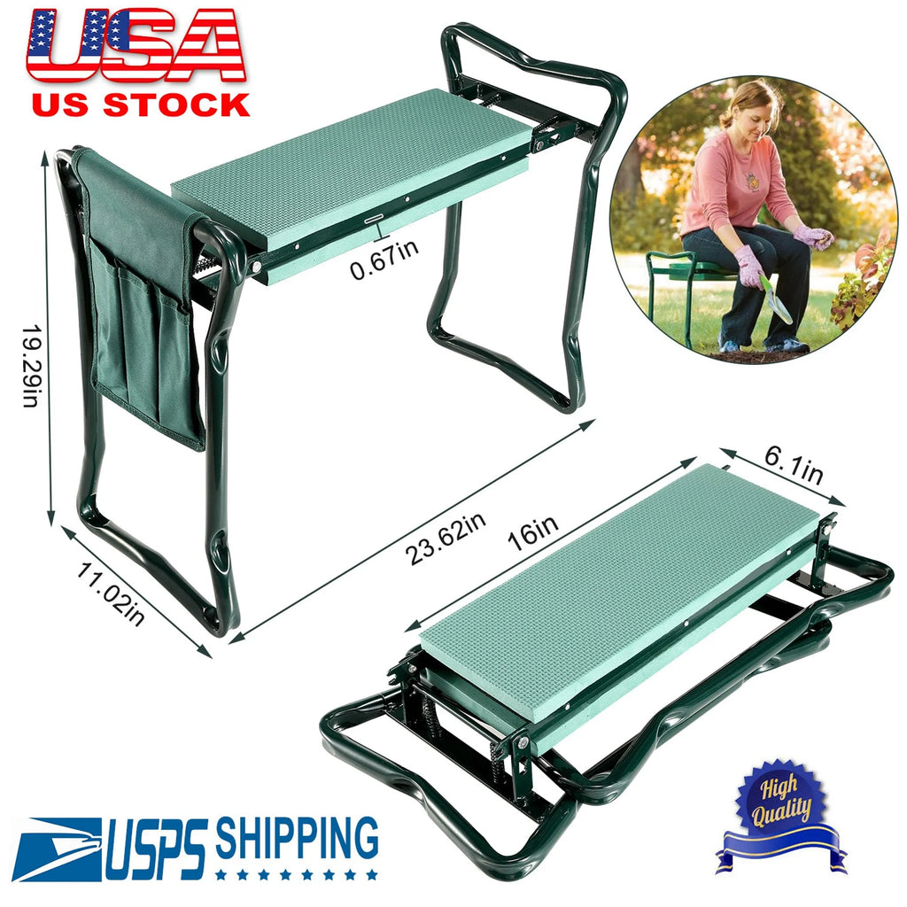 Foldable Garden Kneeler Seat