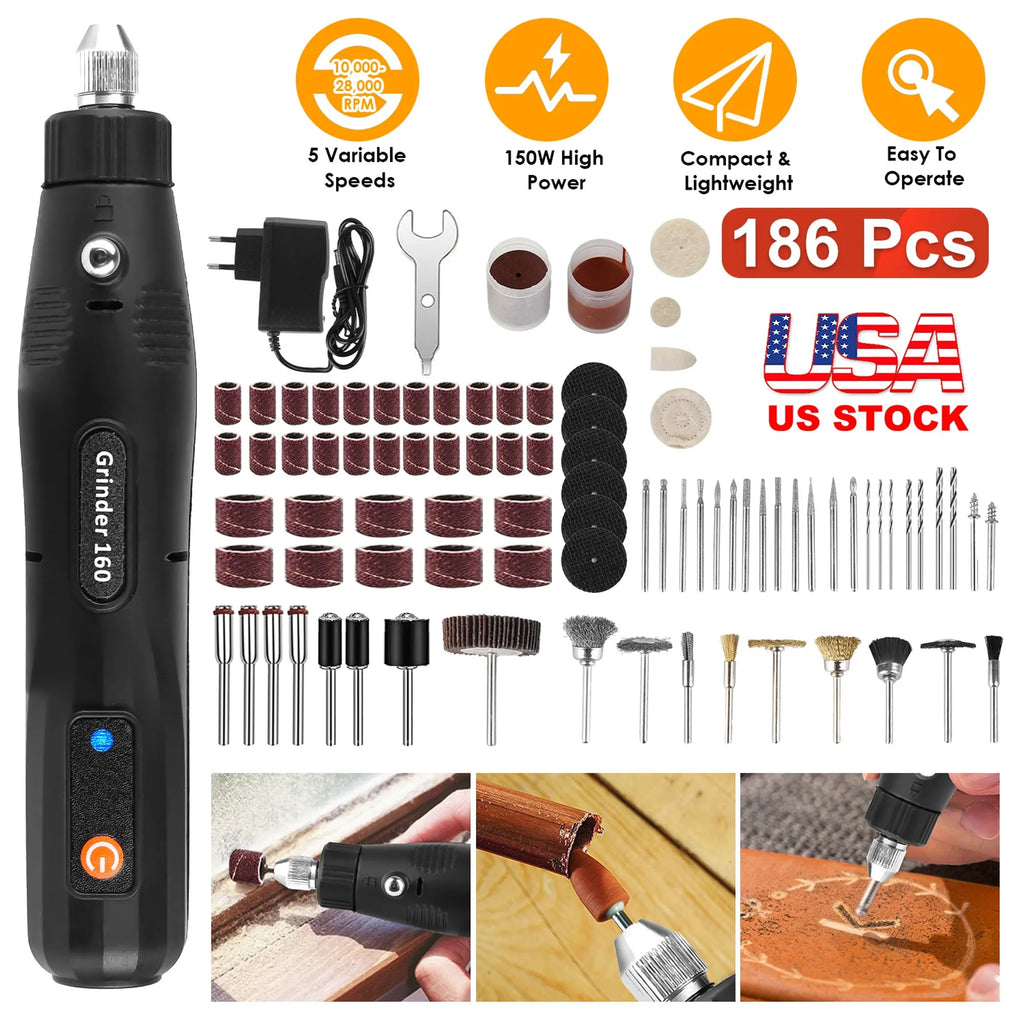 Mini Corded Rotary Power Tool Set
